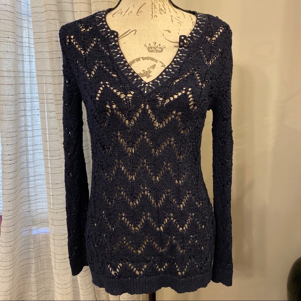 White House Black Market Sweater Top Size Small